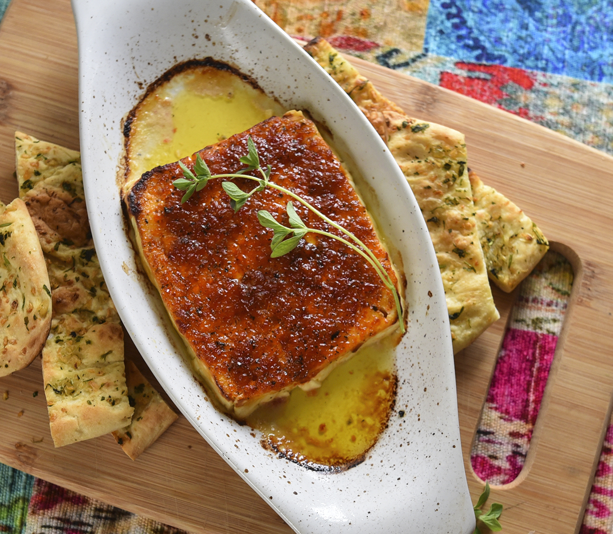 Baked Feta Appetizer with Harissa Sauce & Honey Armanino Foodservice